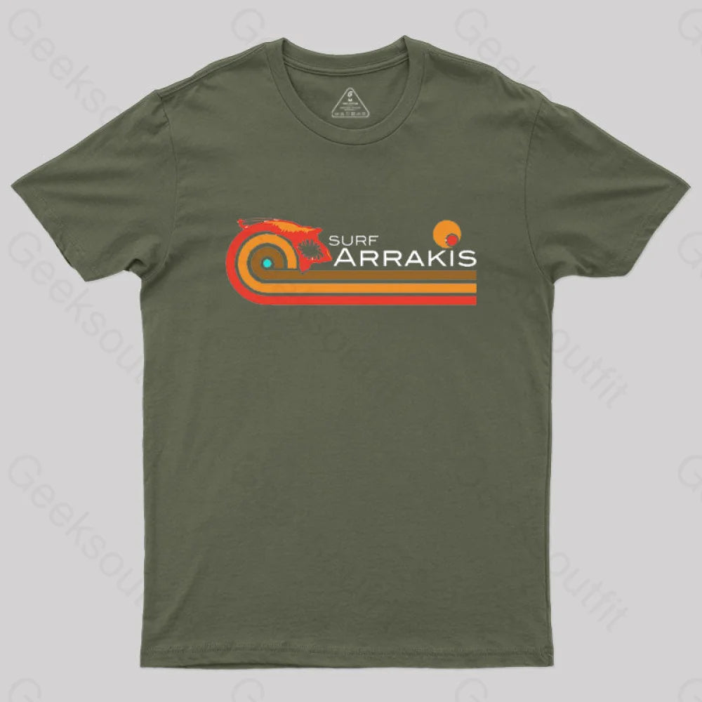 Surf Arrakis T-Shirt Army Green / S