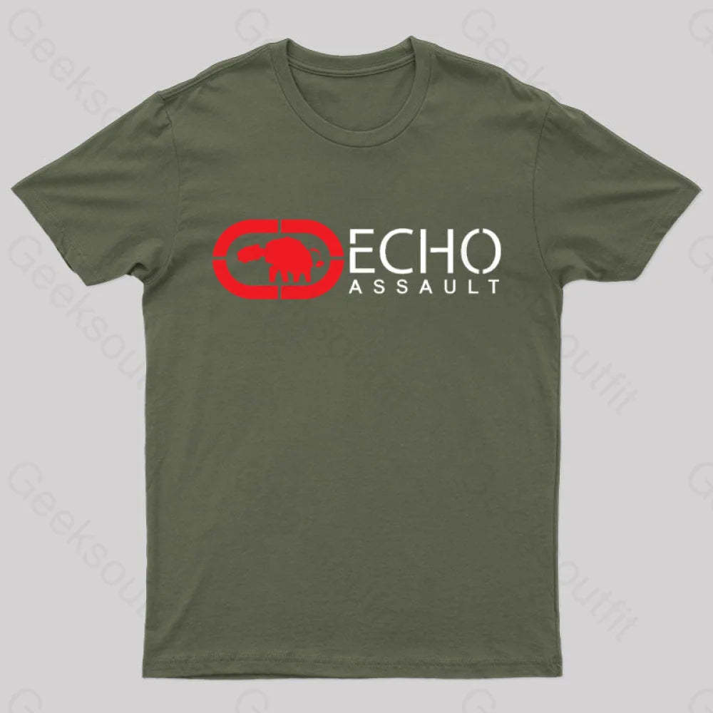 Surface Attack Geek T-Shirt Army Green / S