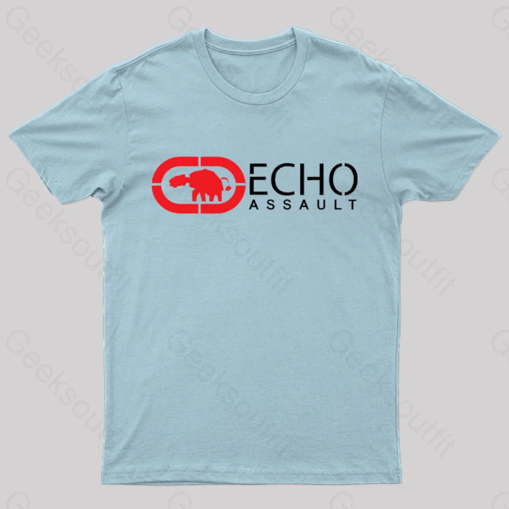 Surface Attack Geek T-Shirt Light Blue / S