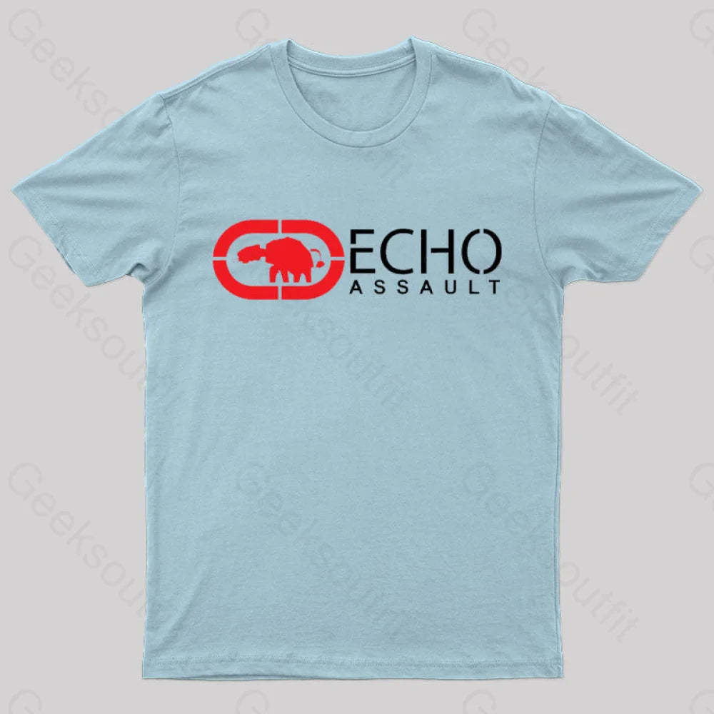 Surface Attack Geek T-Shirt Light Blue / S