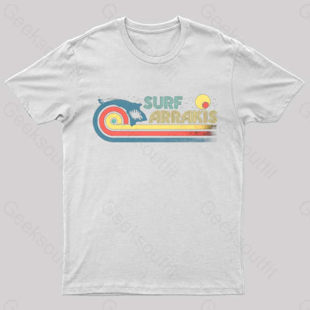 Surfs Up Geek T-Shirt White / S