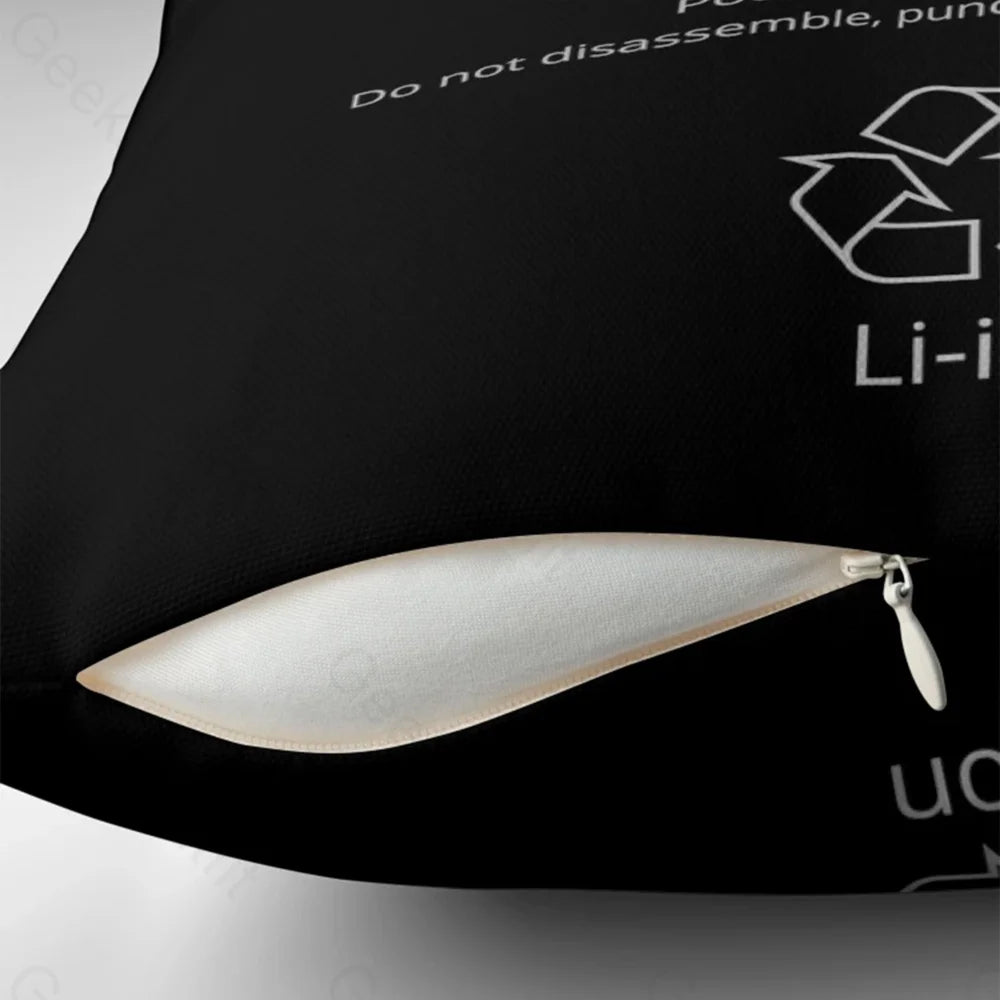 Swollen Battery Lithium-Ion Pillowcase