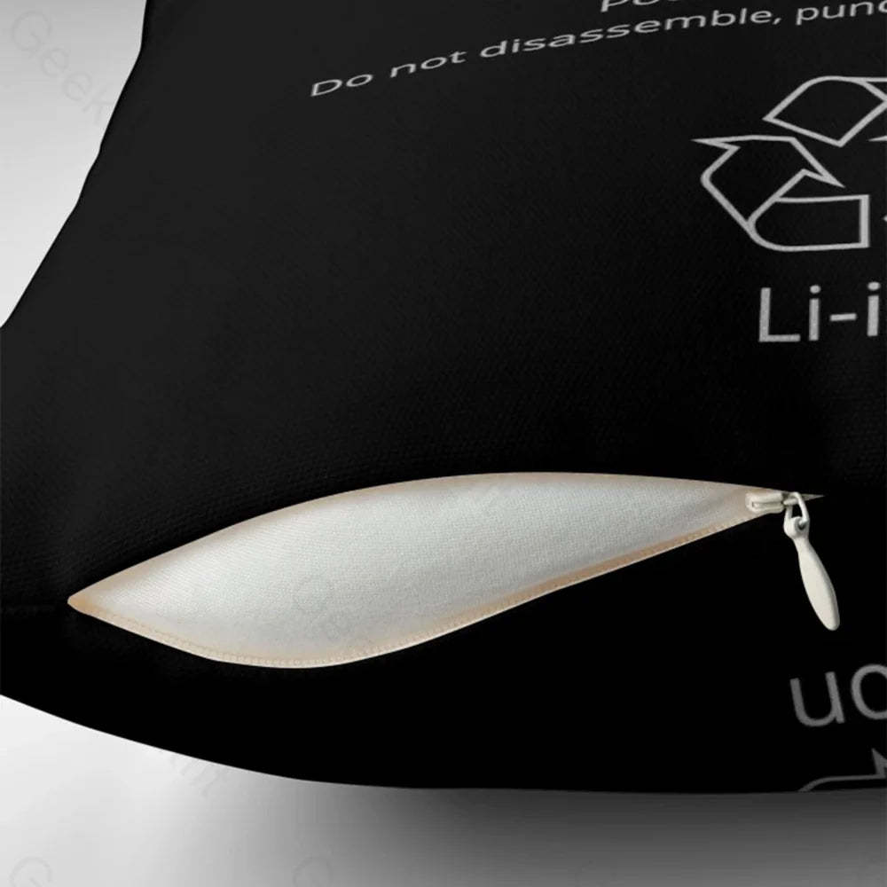 Swollen Battery Lithium-Ion Pillowcase