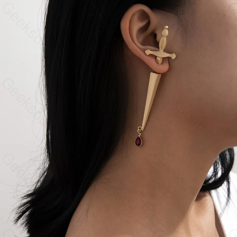 Sword Ear Studs - Geeksoutfit