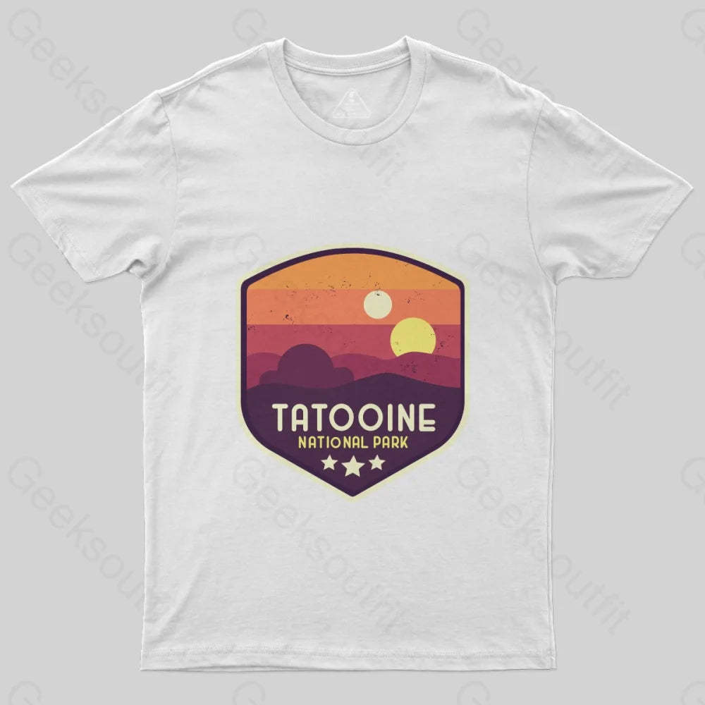 Tatooine National Park Emblem T-Shirt - Geeksoutfit