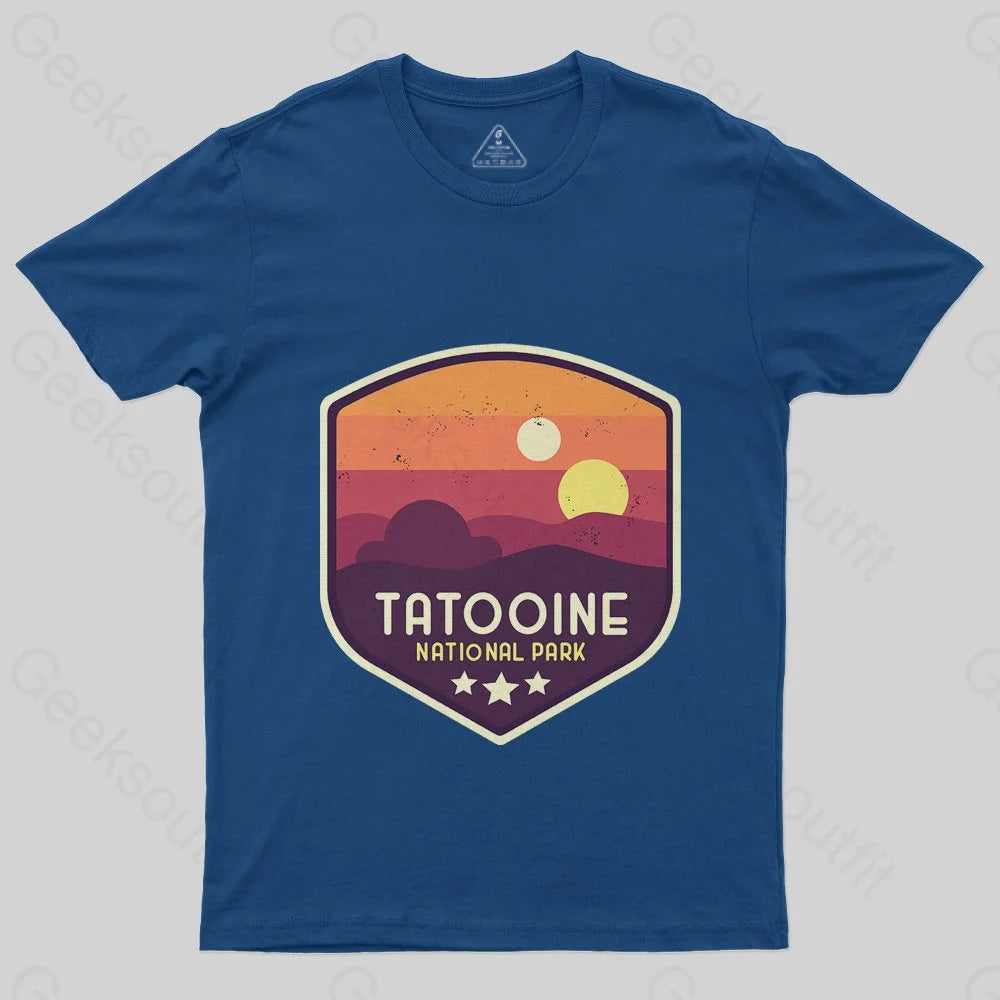 Tatooine National Park Emblem T-Shirt - Geeksoutfit