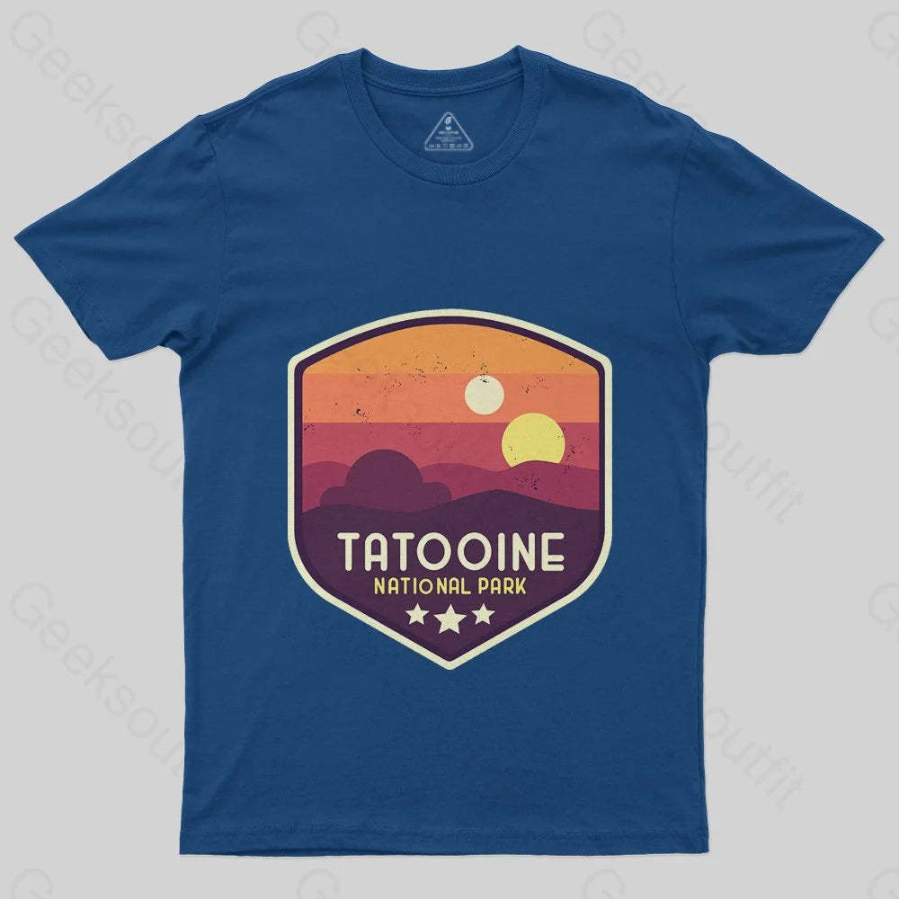 Tatooine National Park Emblem T-Shirt - Geeksoutfit
