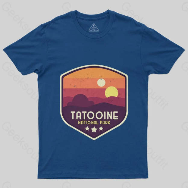 Tatooine National Park Emblem T-Shirt - Geeksoutfit