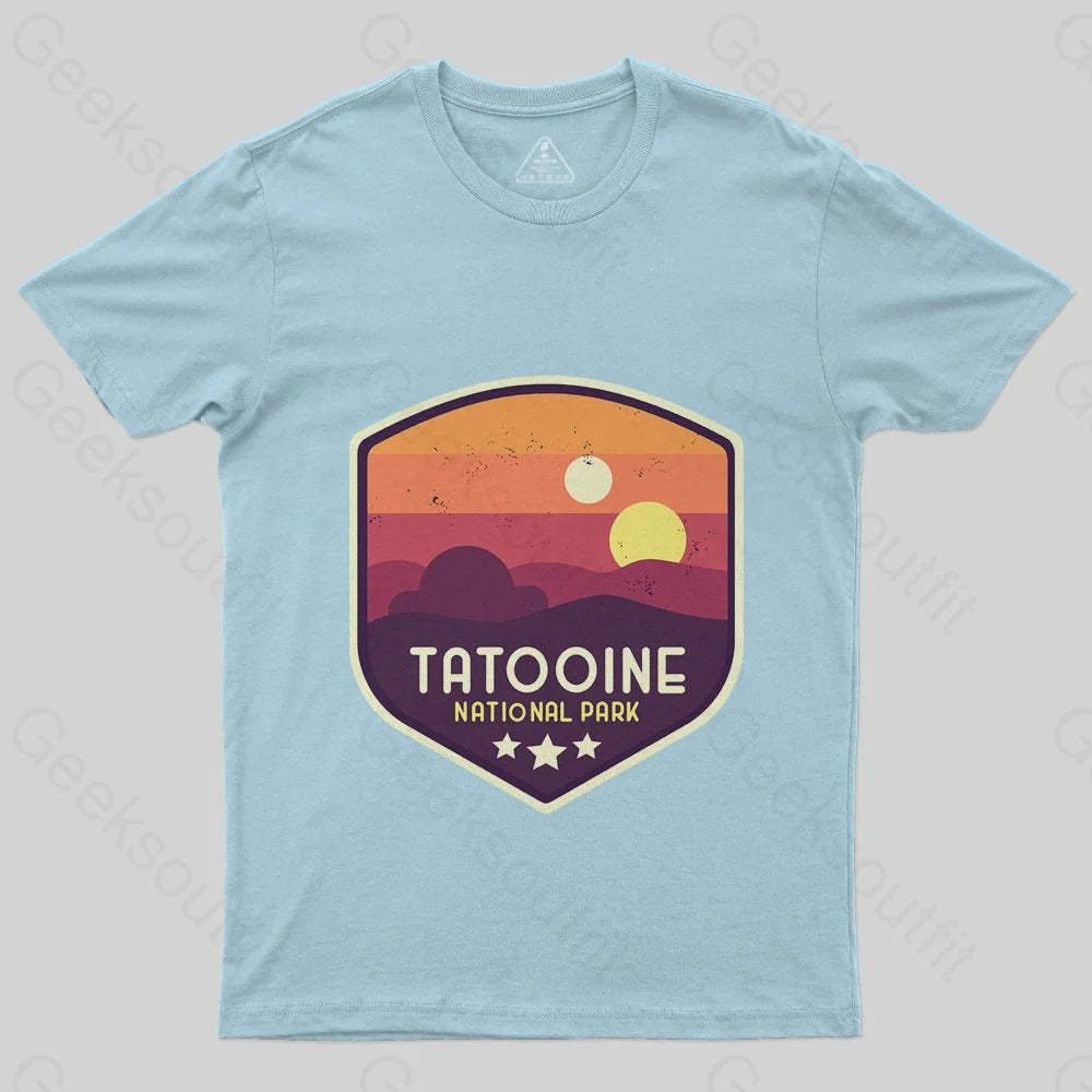 Tatooine National Park Emblem T-Shirt - Geeksoutfit