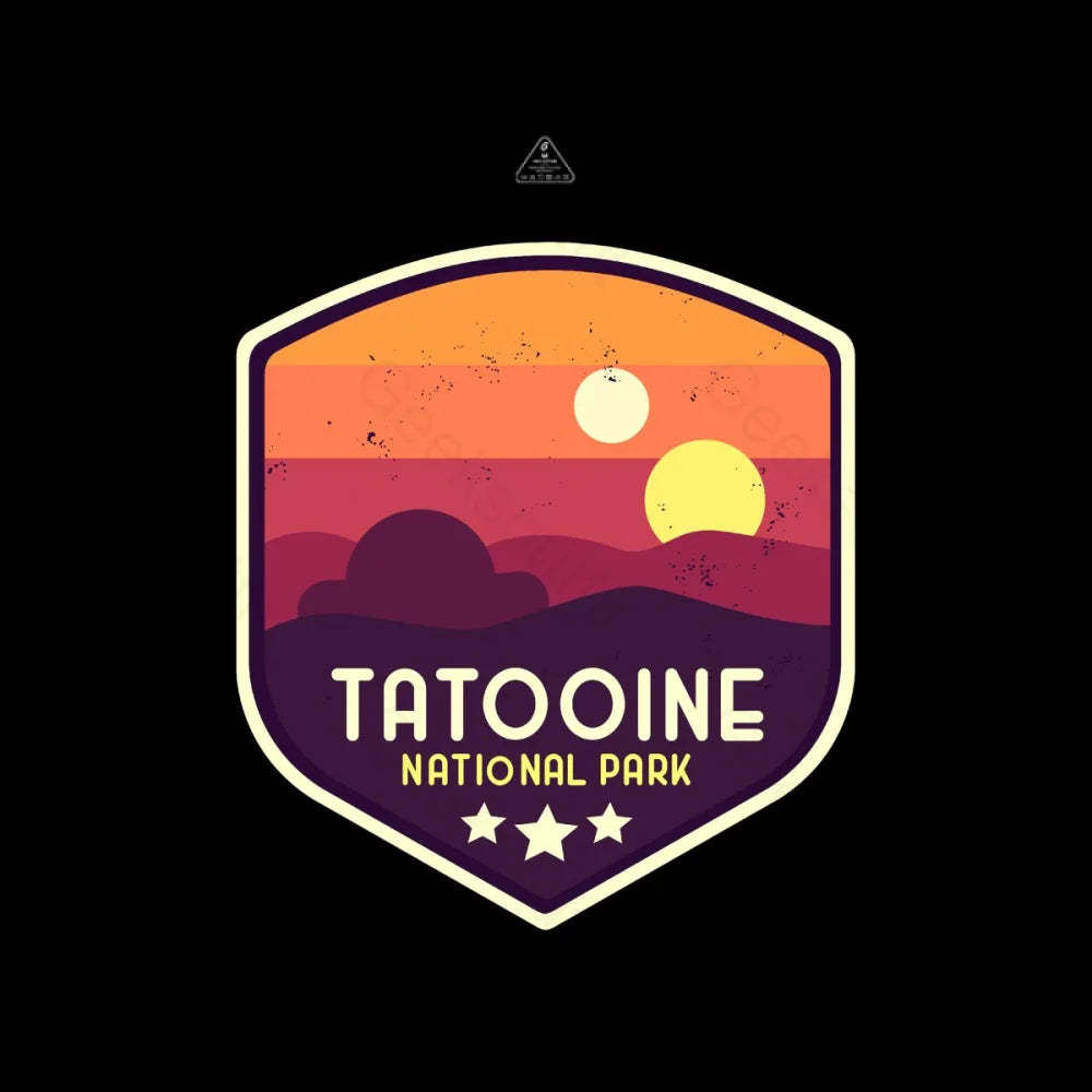 Tatooine National Park Emblem T-Shirt - Geeksoutfit