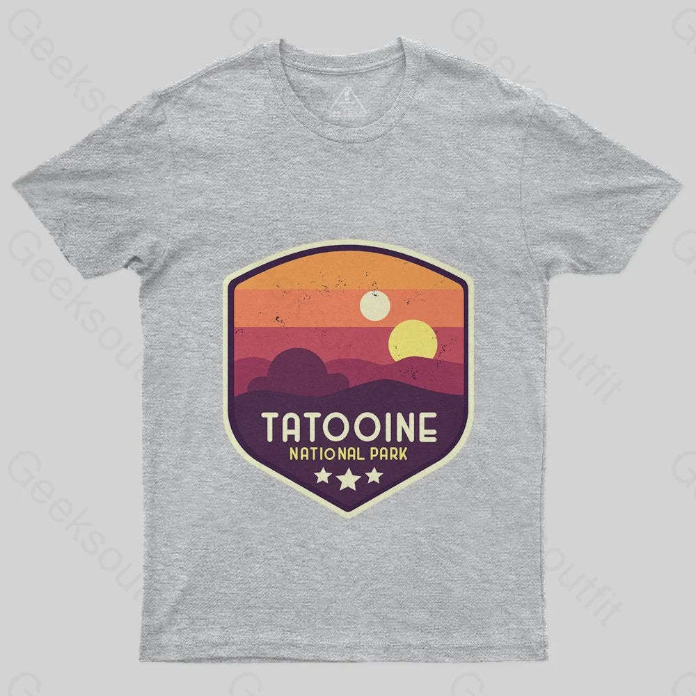 Tatooine National Park Emblem T-Shirt - Geeksoutfit