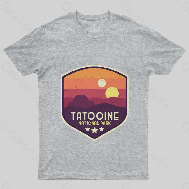 Tatooine National Park Emblem T-Shirt - Geeksoutfit