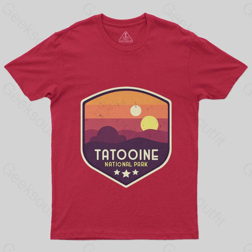 Tatooine National Park Emblem T-Shirt - Geeksoutfit