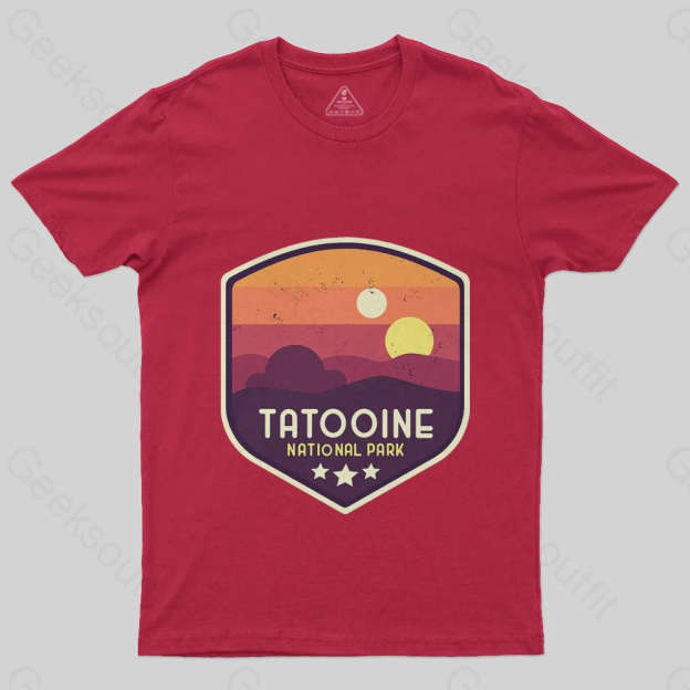 Tatooine National Park Emblem T-Shirt - Geeksoutfit