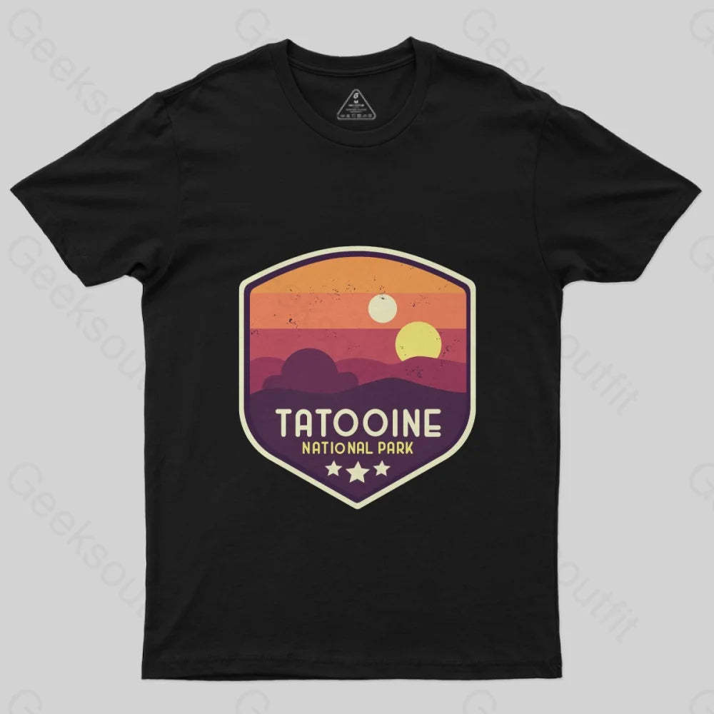 Tatooine National Park Emblem T-Shirt - Geeksoutfit
