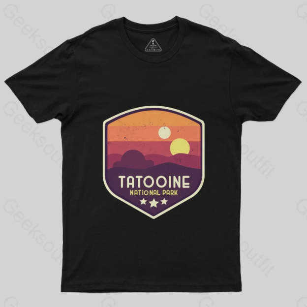 Tatooine National Park Emblem T-Shirt - Geeksoutfit
