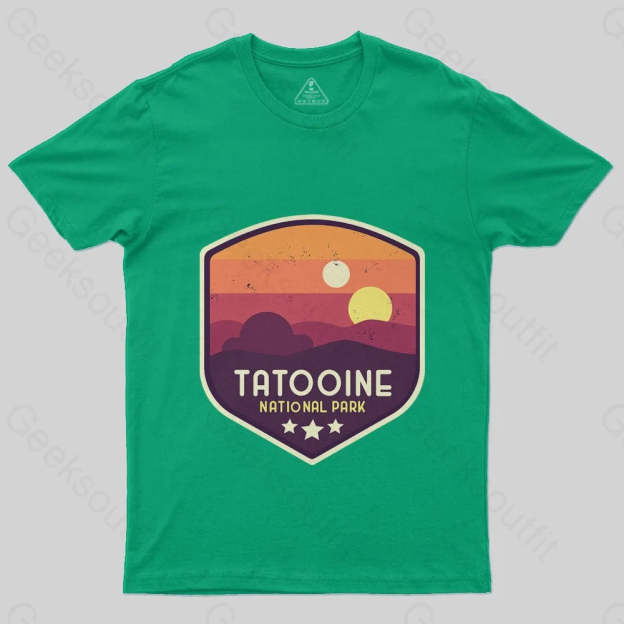 Tatooine National Park Emblem T-Shirt - Geeksoutfit