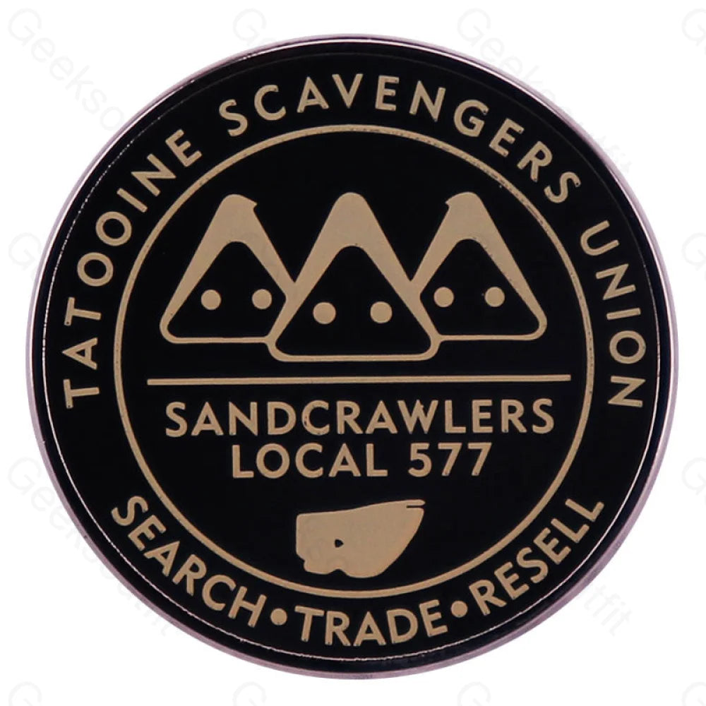 Tatooine Scavenger Union Pins