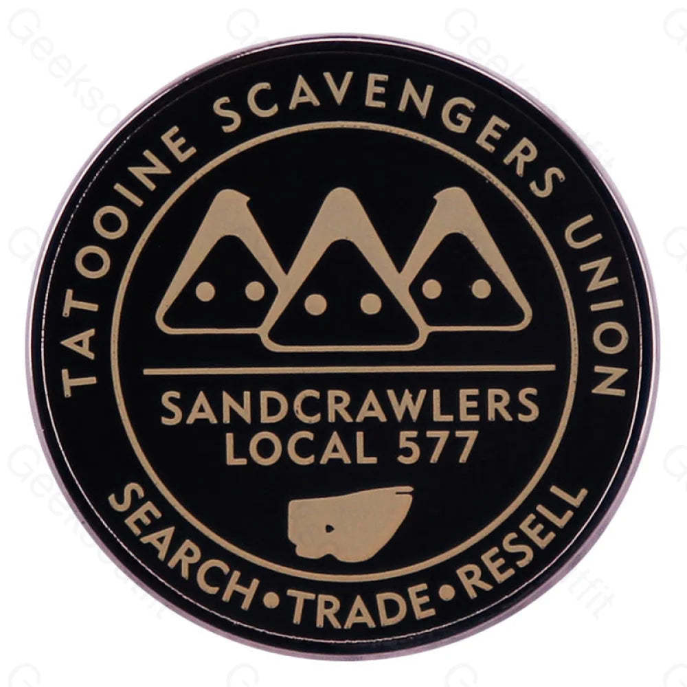 Tatooine Scavenger Union Pins