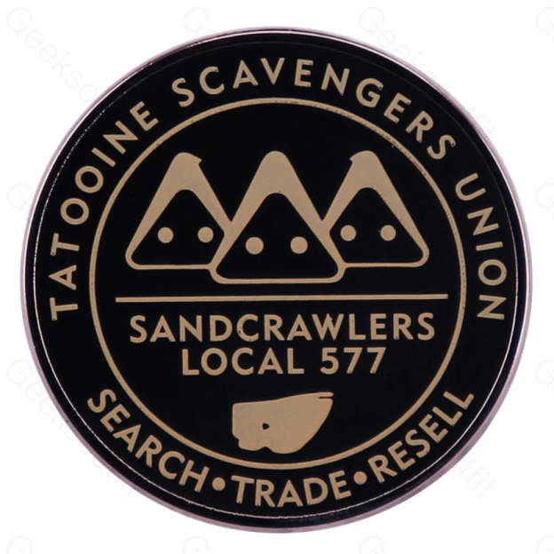 Tatooine Scavenger Union Pins