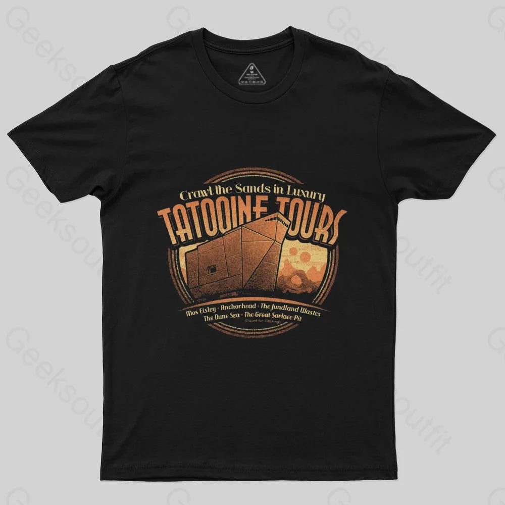 Tatooine Tours T-Shirt - Geeksoutfit
