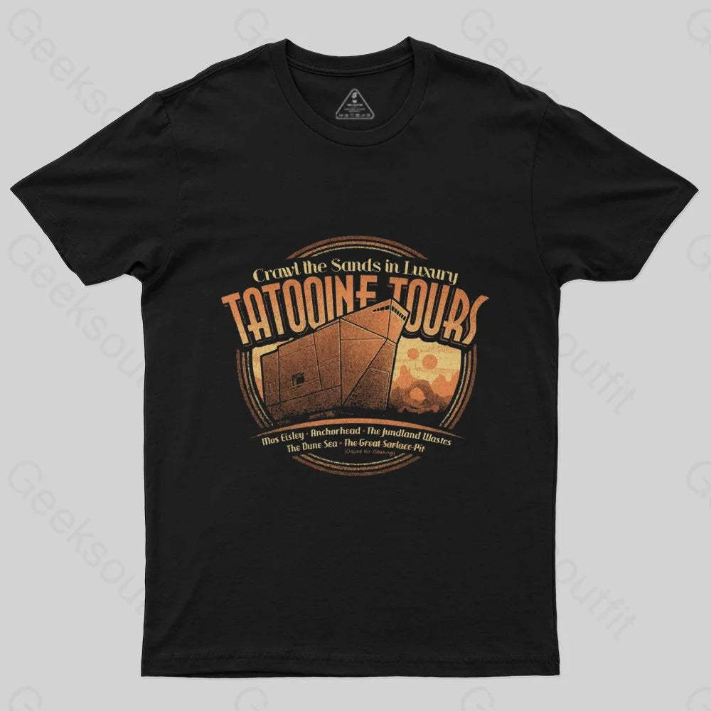 Tatooine Tours T-Shirt - Geeksoutfit