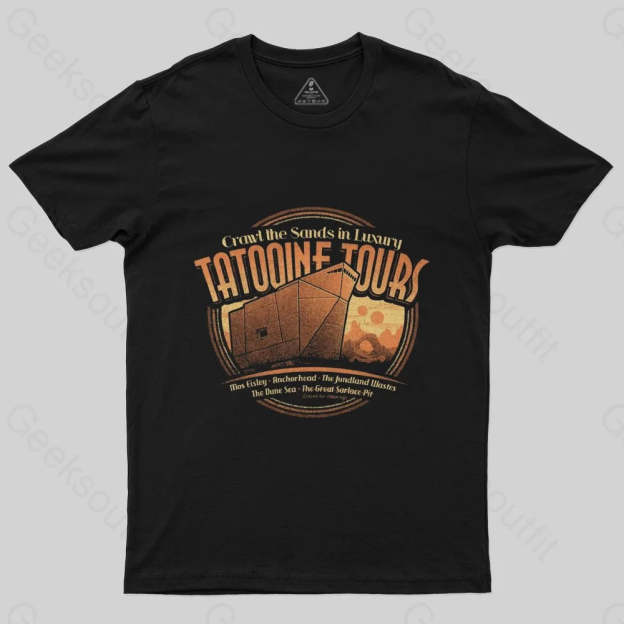 Tatooine Tours T-Shirt - Geeksoutfit