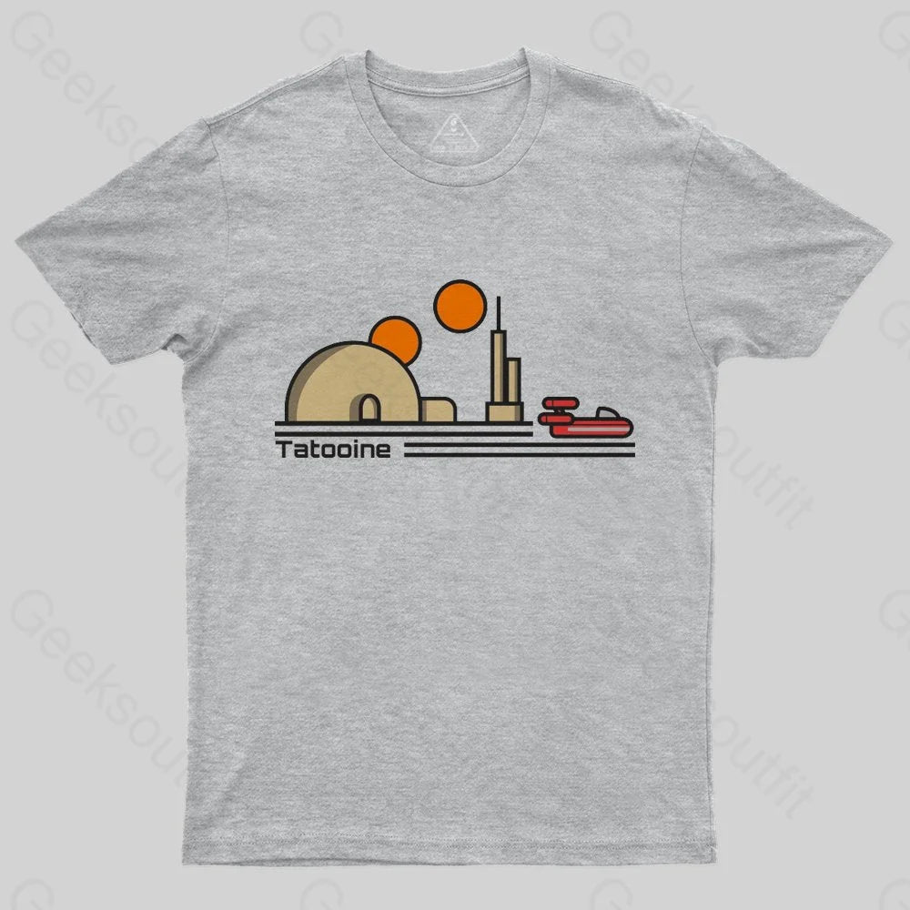 Tatooine Travel Poster T-Shirt - Geeksoutfit