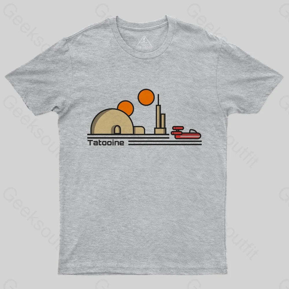 Tatooine Travel Poster T-Shirt - Geeksoutfit