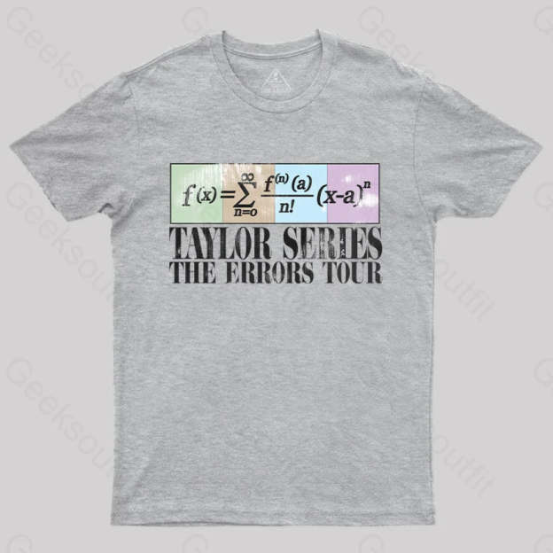 Taylor Series The Errors Tour T-Shirt Grey / S