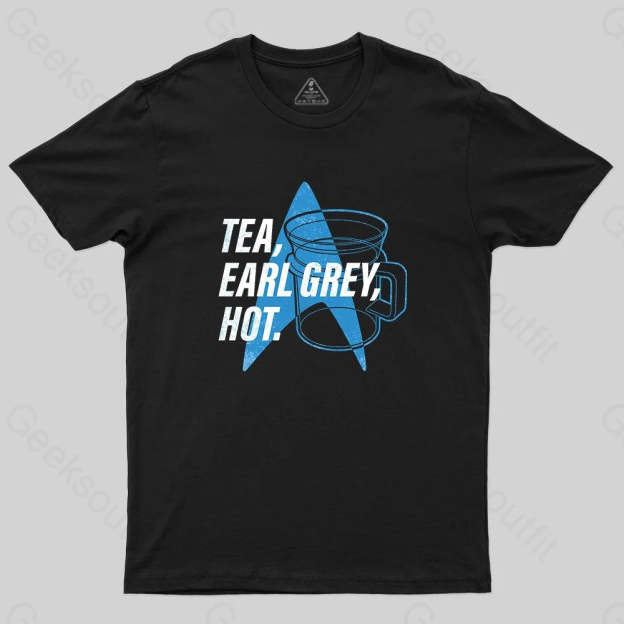 Star Trek Next Generation Tea, Earl Grey , Hot Distressed Poster Tank Top T-Shirt - Geeksoutfit