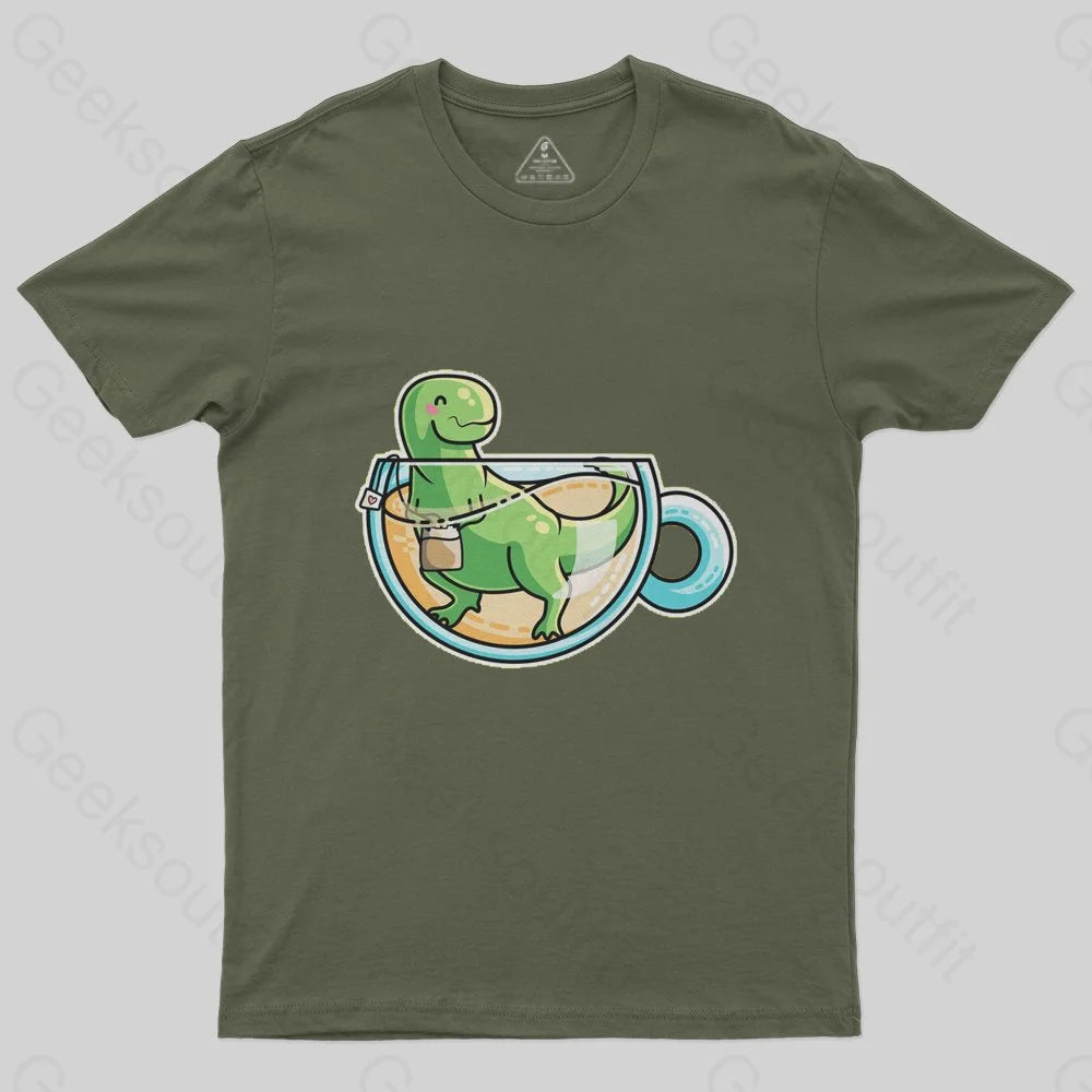 Tea Rex T-Shirt - Geeksoutfit