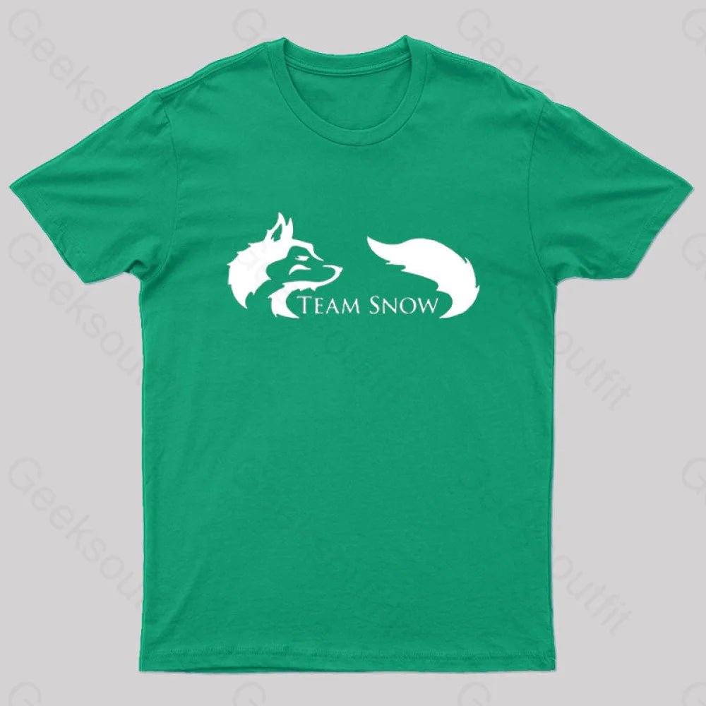 Team Snow Geek T-Shirt Green / S