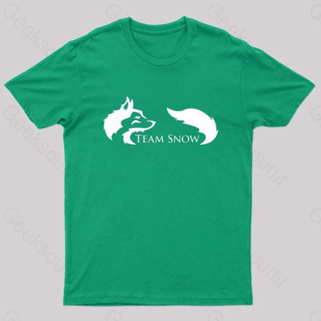 Team Snow Geek T-Shirt Green / S
