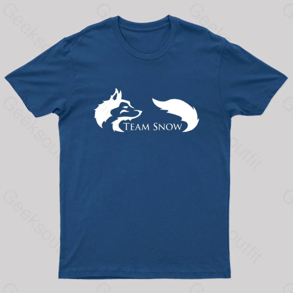 Team Snow Geek T-Shirt Navy / S