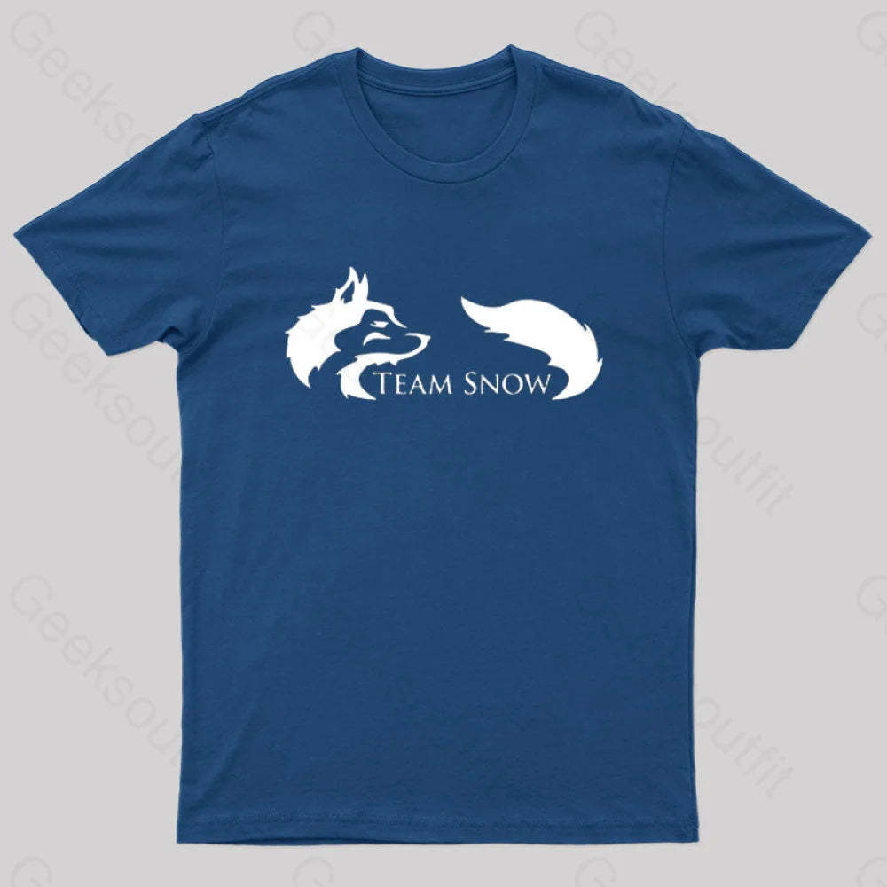 Team Snow Geek T-Shirt Navy / S