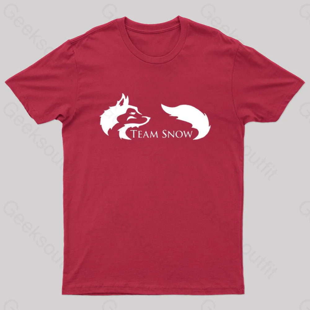Team Snow Geek T-Shirt Red / S