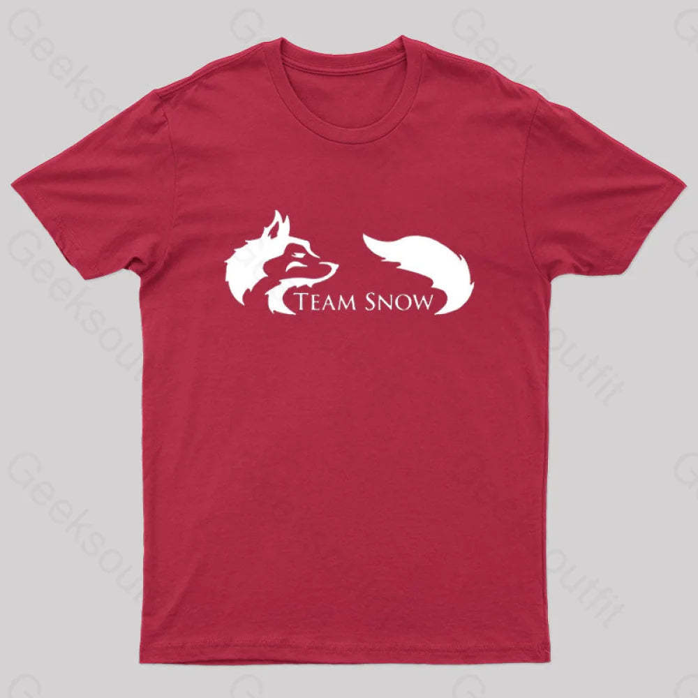 Team Snow Geek T-Shirt Red / S