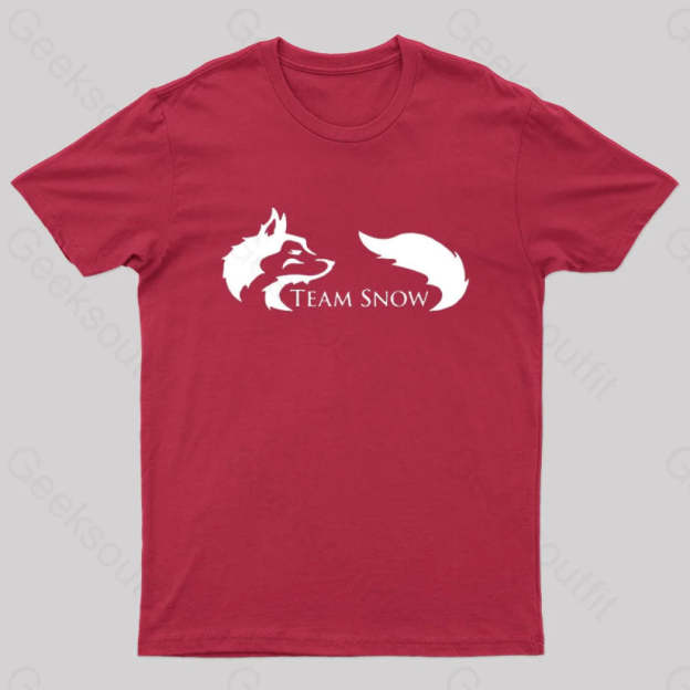 Team Snow Geek T-Shirt Red / S