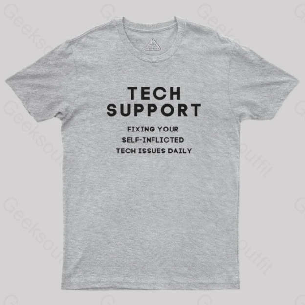 Tech Support T-Shirt Grey / S