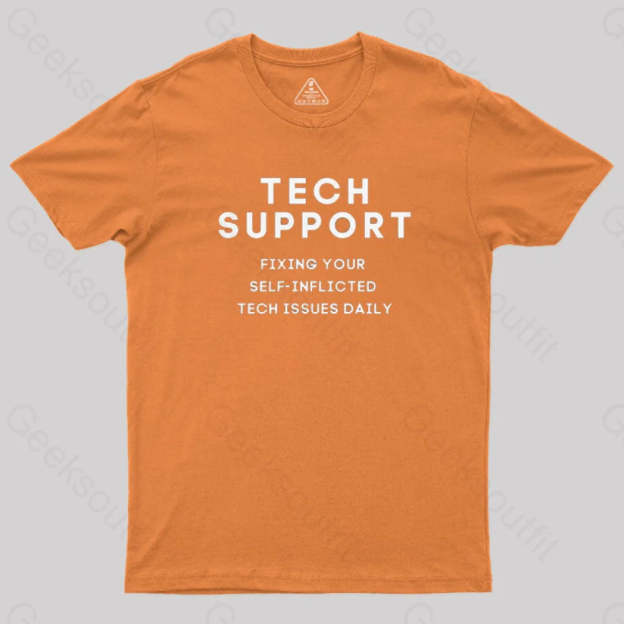 Geeksoutfit Tech Support Geek T-Shirt for Sale