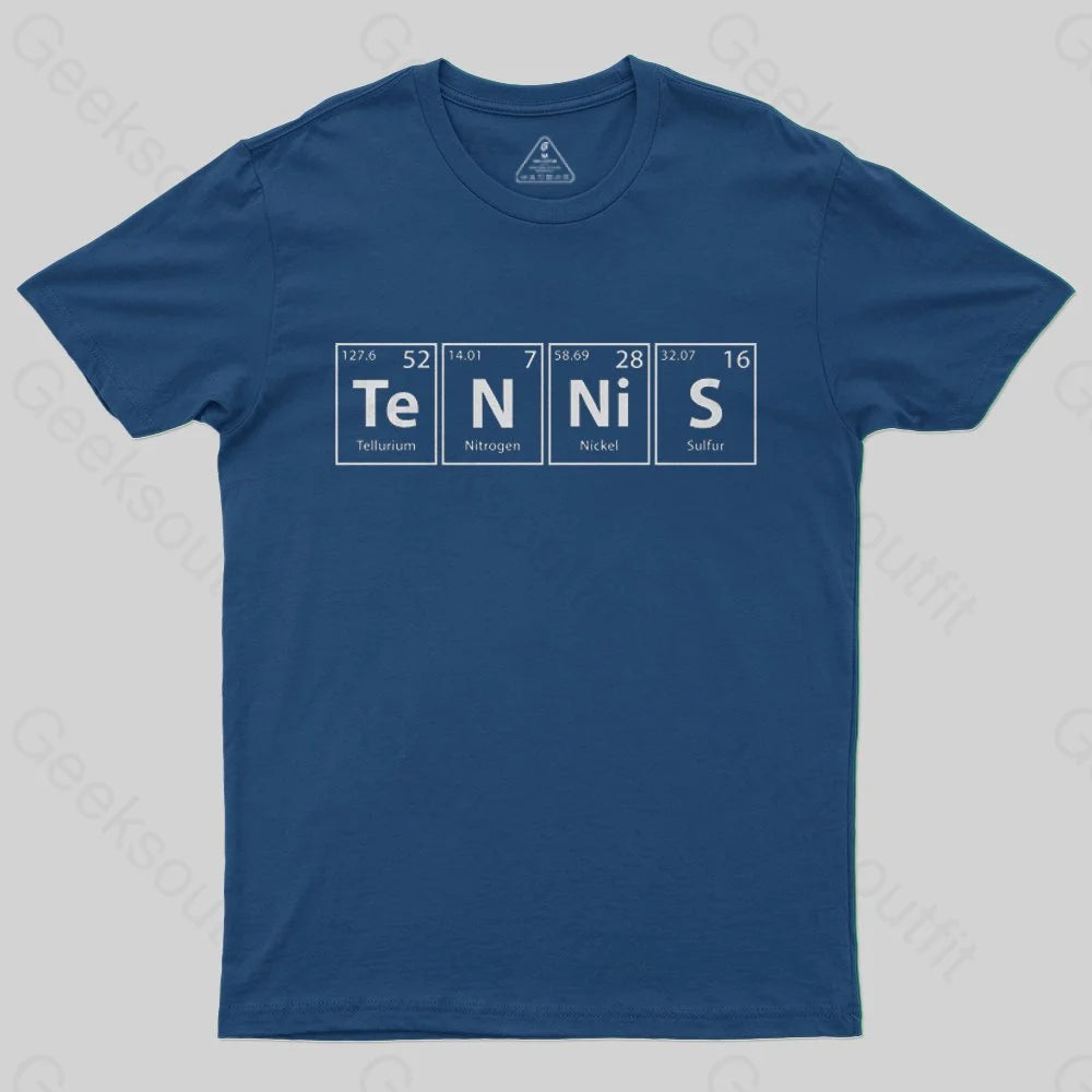 Tennis (Te-N-Ni-S) Periodic Elements T-Shirt - Geeksoutfit