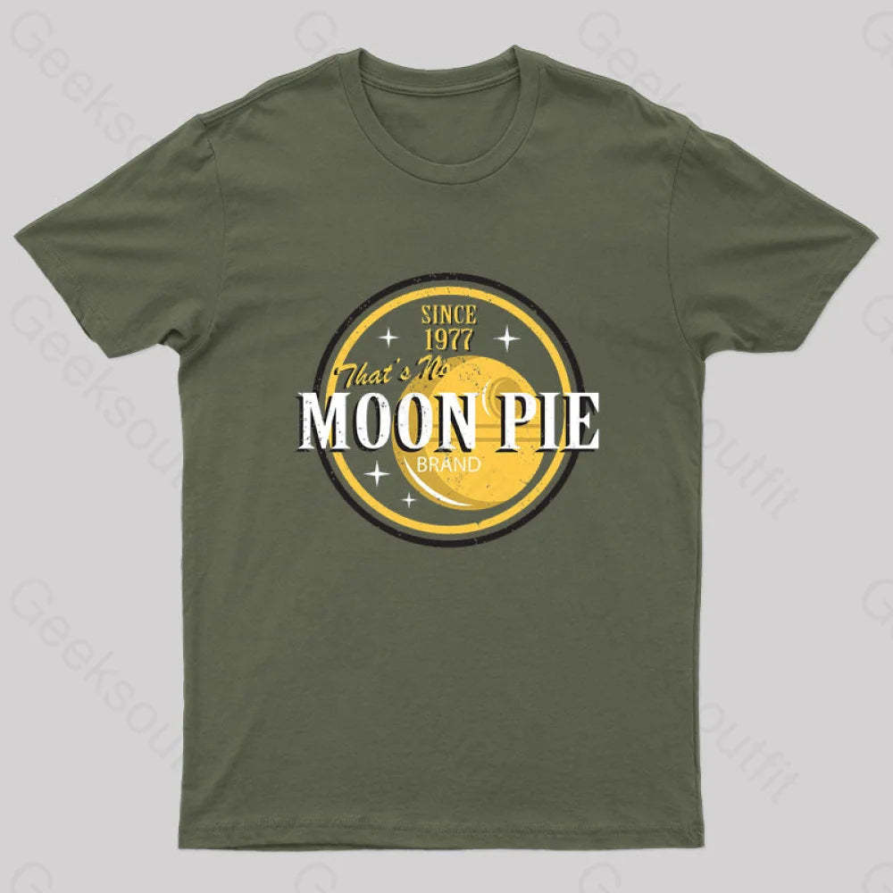 That’s No Moon Pie Nerd T-Shirt Army Green / S