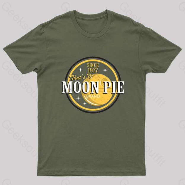 That’s No Moon Pie Nerd T-Shirt Army Green / S