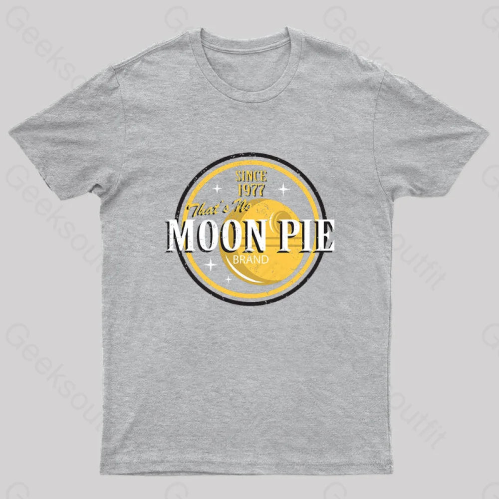 That’s No Moon Pie Nerd T-Shirt Grey / S