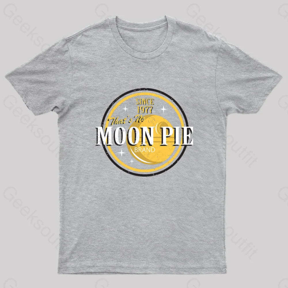 That’s No Moon Pie Nerd T-Shirt Grey / S