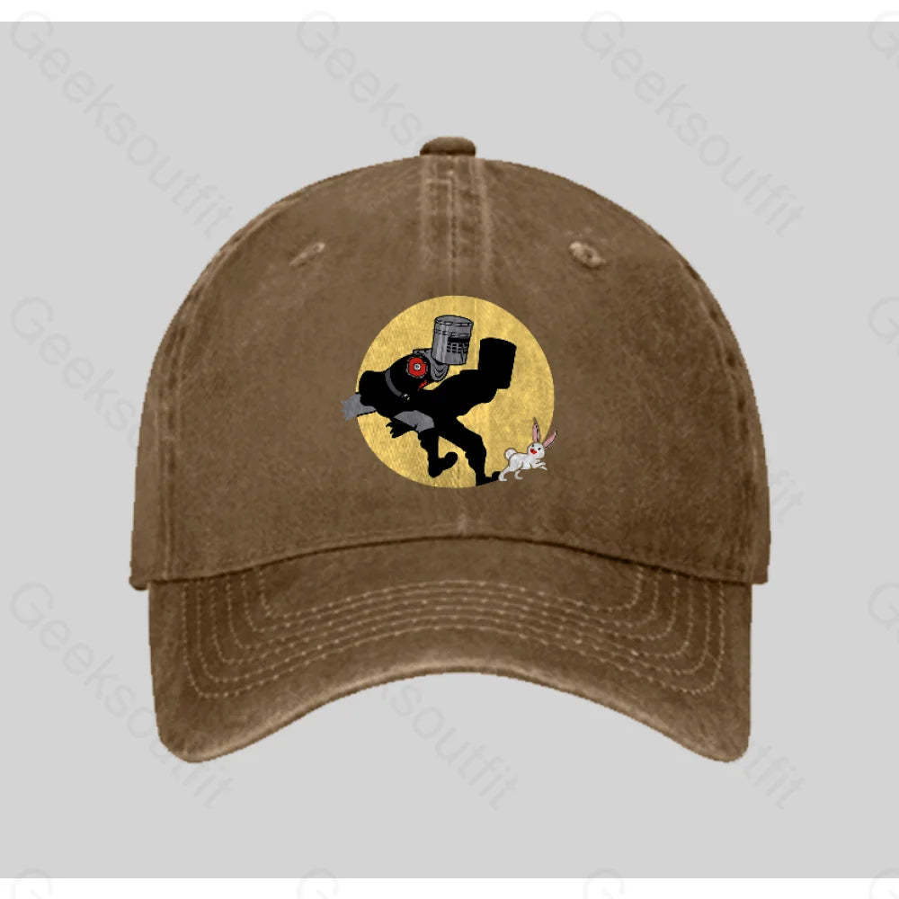 The Adventures Of The Black Knight Washed Vintage Baseball Cap Natural