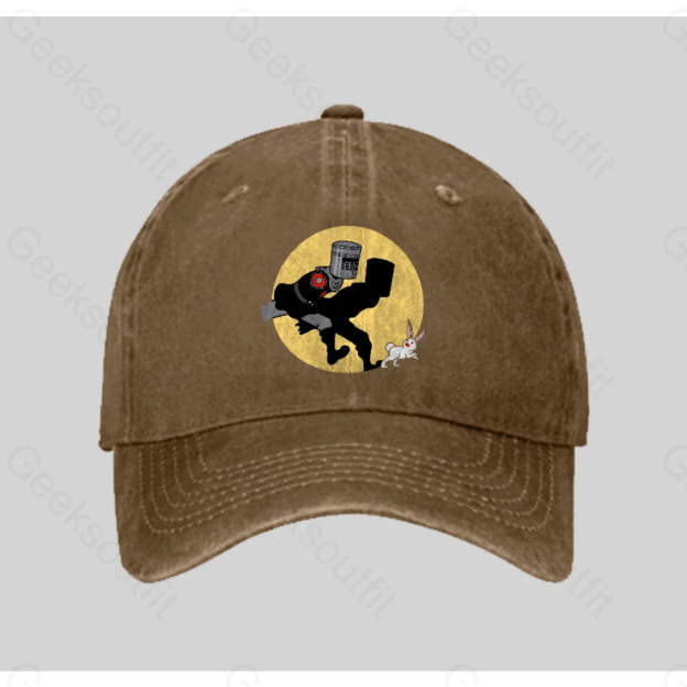 The Adventures Of The Black Knight Washed Vintage Baseball Cap Natural