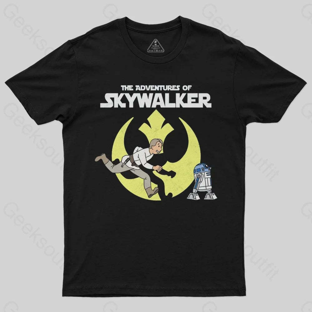 The Adventures Of Skywalker T-Shirt - Geeksoutfit