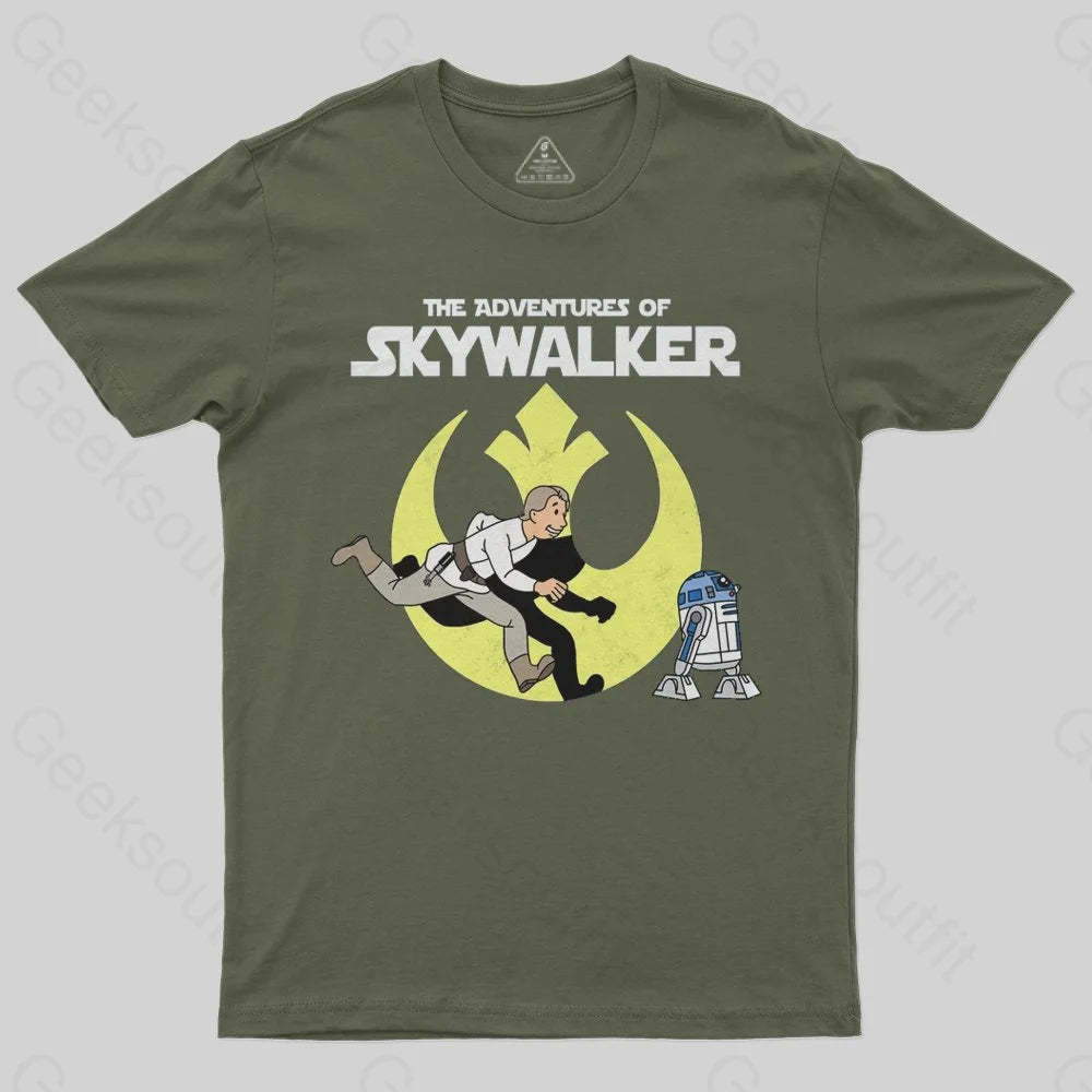 The Adventures Of Skywalker T-Shirt - Geeksoutfit